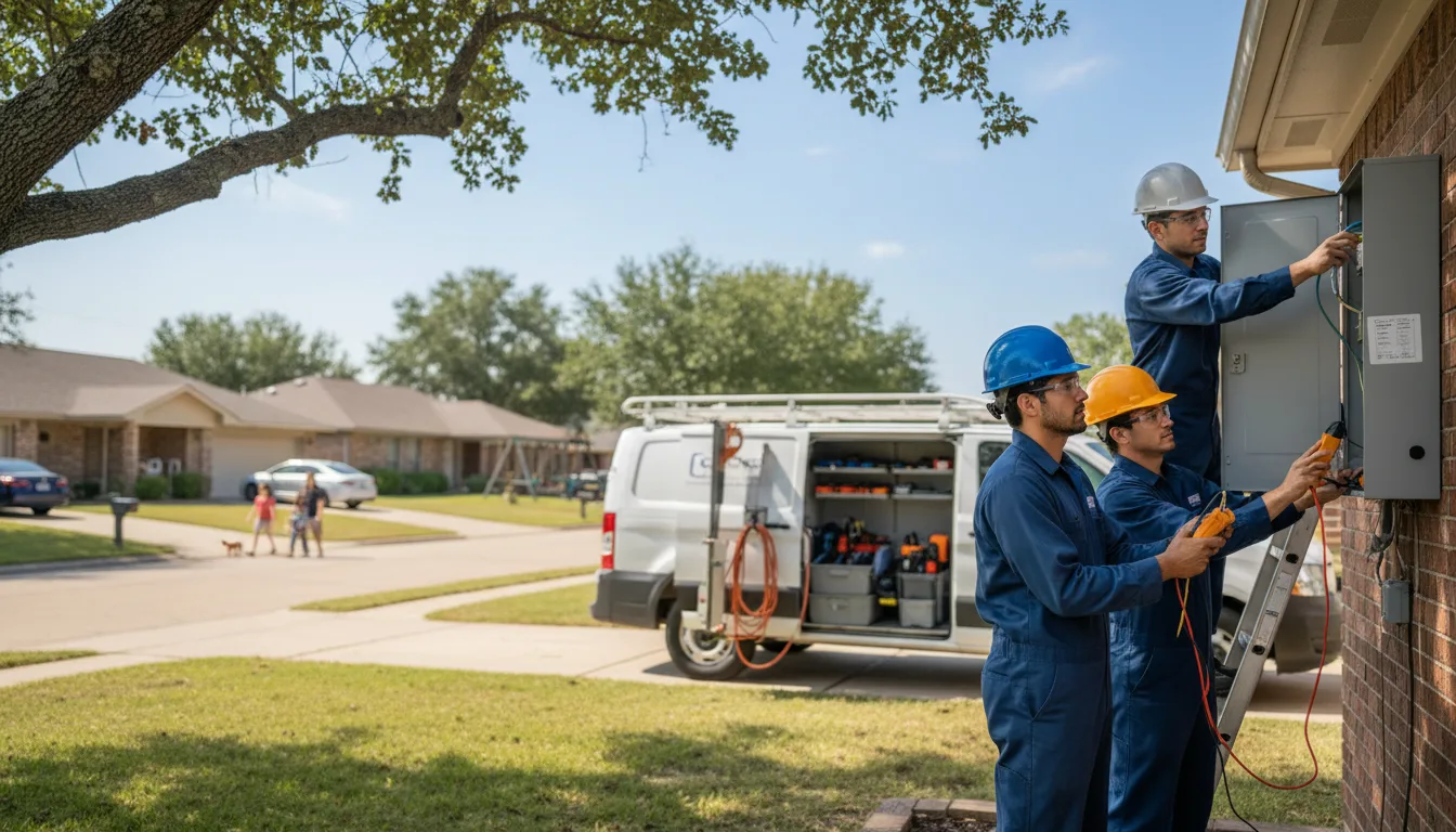 Certified electrician providing emergency electrical services in Nedrow, NY